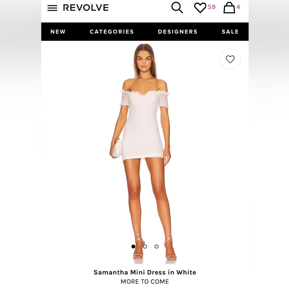 White Revolve Dress